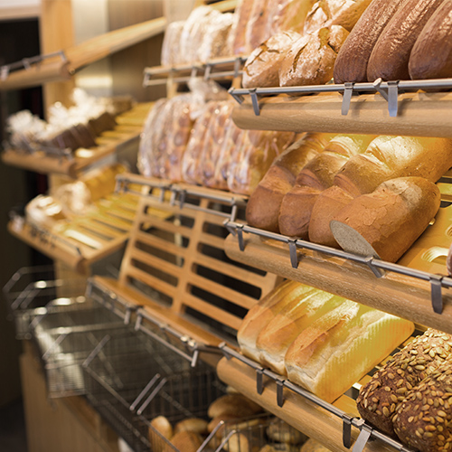 Bread In A Bakery Or Baker's Shop